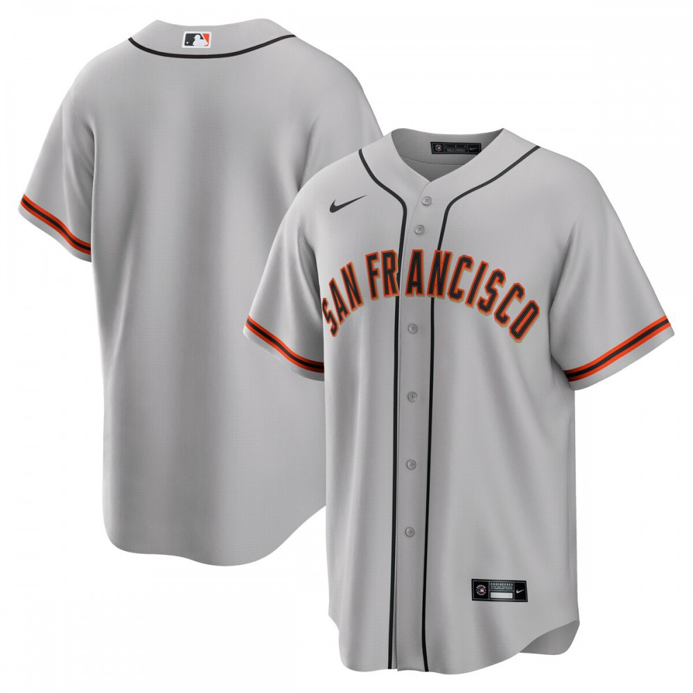 San Francisco Giants Road Replica Team Jersey - Gray-Pro Kit Vault | Brand New 26/27 Sports Jerseys